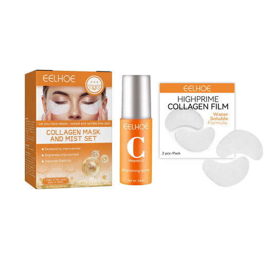 EELHOE Collagen Eye Mask & Hydrating Spray Set – Anti-Aging, Anti-Wrinkle, Moisturizing Care