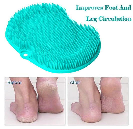 No-Bend Shower Foot Scrubber – Easy Cleaning for Pregnant Women & Elderly