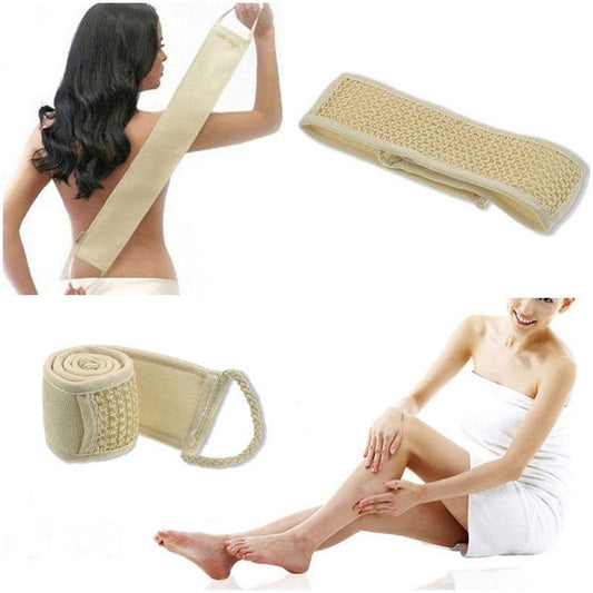 Exfoliating Fashion Back Strap Bath Shower Body Scrubber Brush – Body Sponge Towel for Clean & Smooth Skin